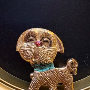Vintage Hong Kong Dog Brooch